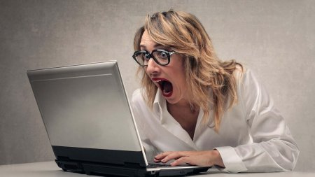 Женщина удивление