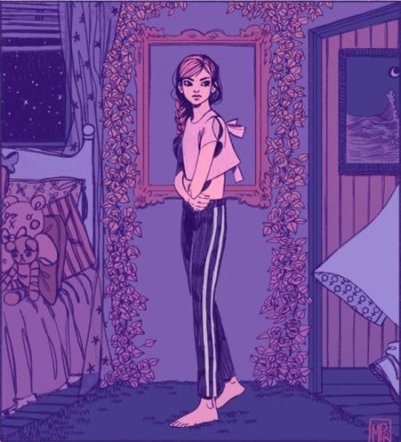 Девушка иллюстрация