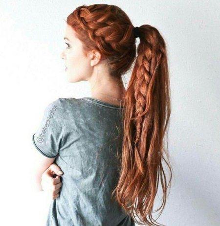 Девушки с рыжими косами длинными
