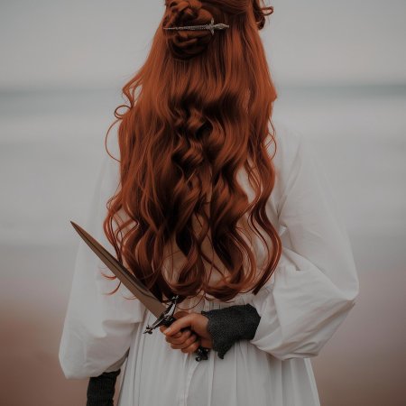 Рыжеволосая девушка