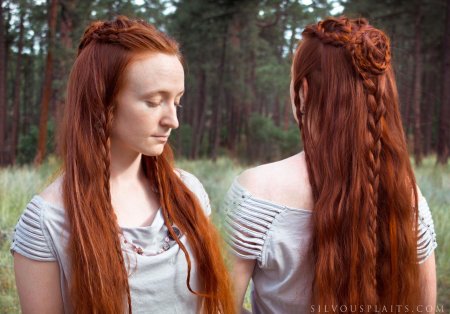 Эльфийские прически на длинные волосы