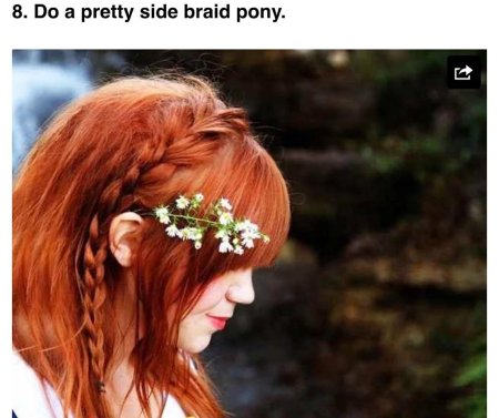 Прическа на рыжие волосы