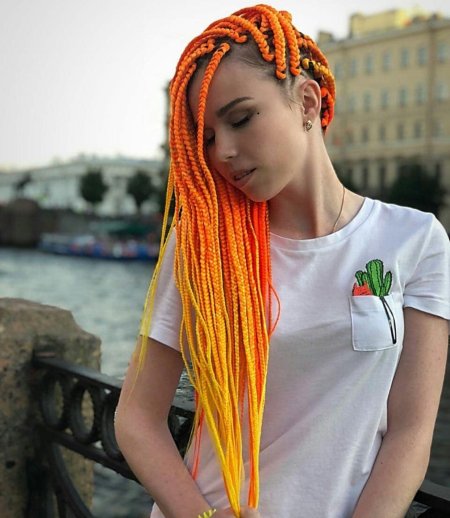 Де дреды афрокосы