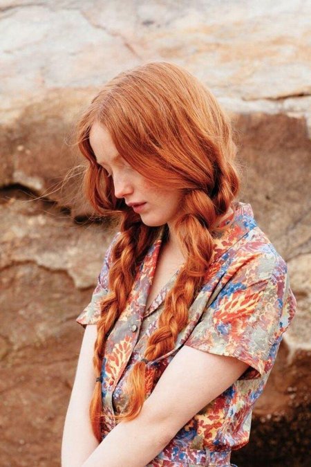 Девушки с рыжими волосами