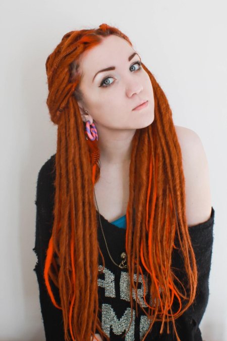 Де дреды рыжие