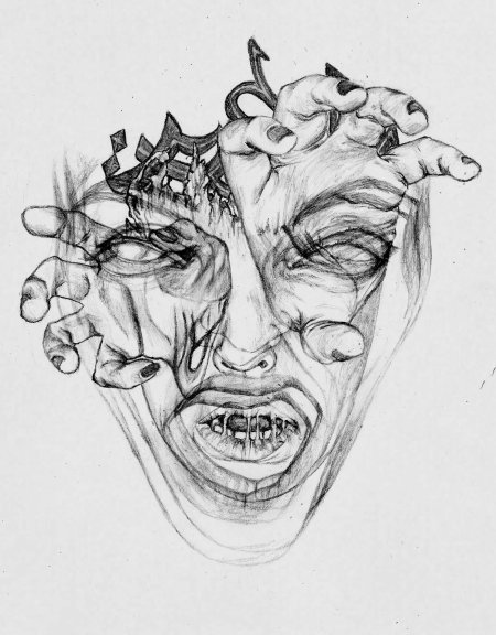 Абстракция рисунки карандашом