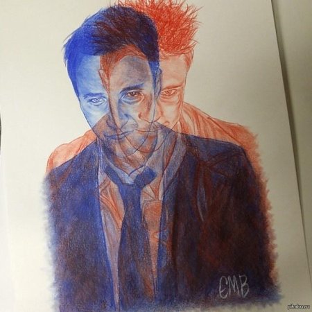 Рисунок бойцовский клуб