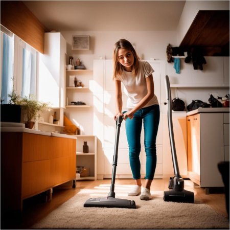 Убираюсь дома