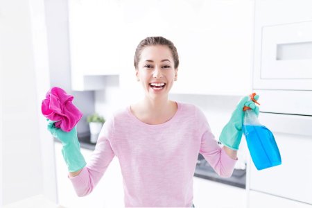 Клининг девушка