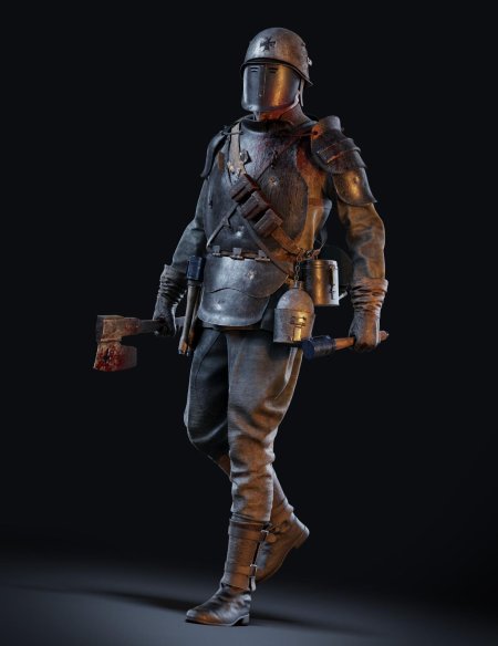 Дизельпанк стимпанк солдаты