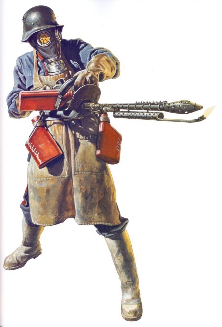 Дизельпанк огнемётчик