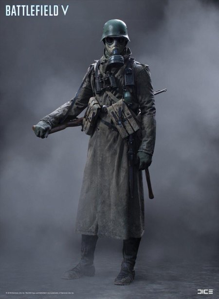 Дизельпанк солдат вольфенштайн