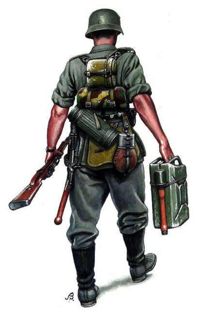 Немецкая пехота второй мировой войны