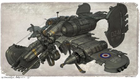 Космический корабль дизельпанк