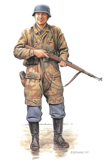 Униформа парашютистов вермахта 2 мировой войны