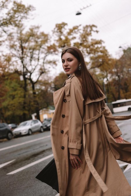 Фотосессия в пальто
