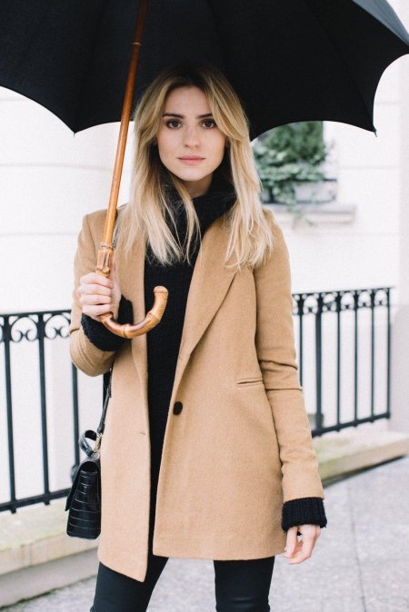 Образ с пальто на осень