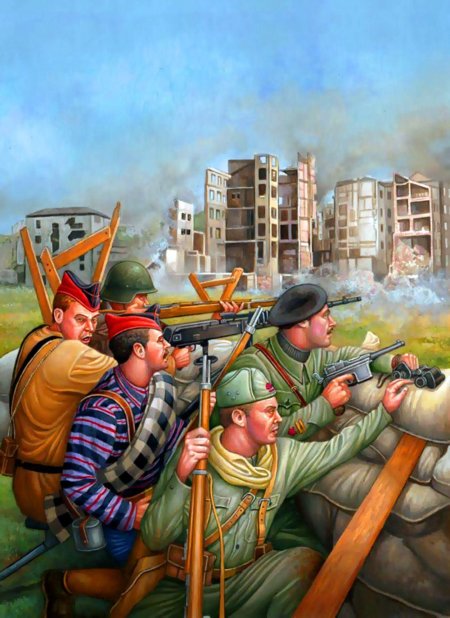 Гражданская война в испании арт