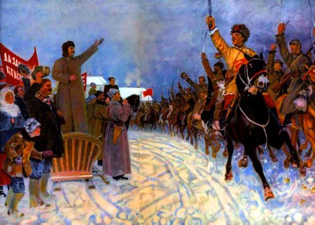 Картины герасимова \ первая конная армия\