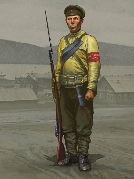 Солдат красной армии 1917