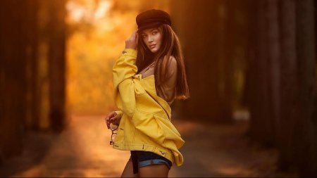 Девушка осень