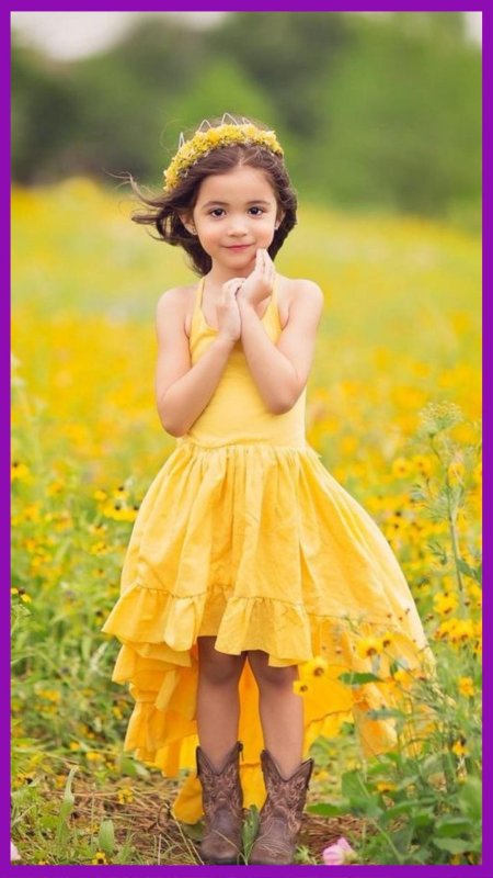 Желтая девочка