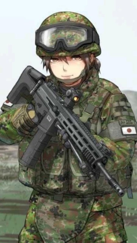 Российский солдат аниме