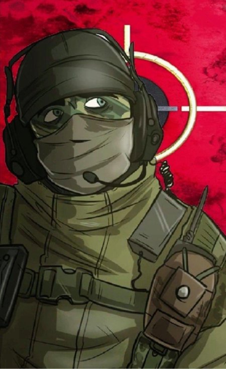 Rainbow six siege glaz art