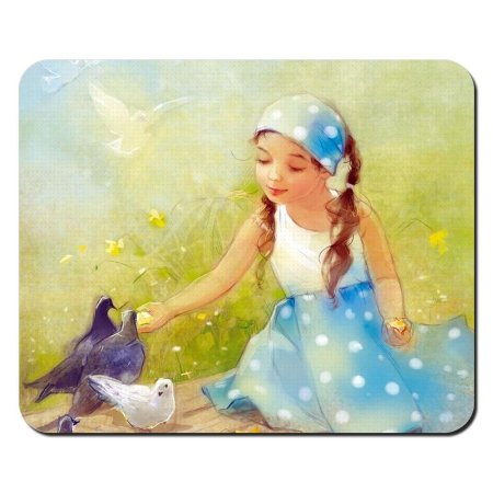 Таня и голуби картина для детского сада