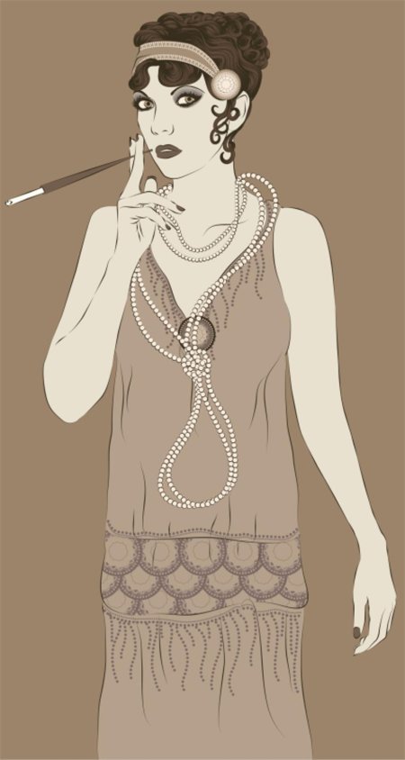 Ретро женщина