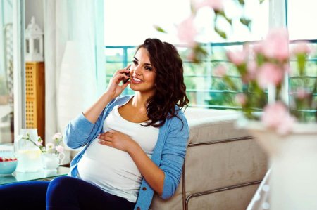 Красивая беременная