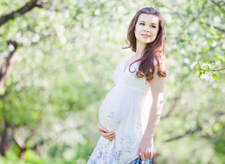 Красивая беременная