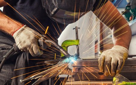 Красивый сварщик