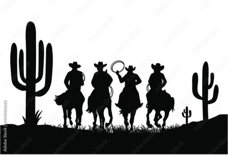 Cowboy silhouette