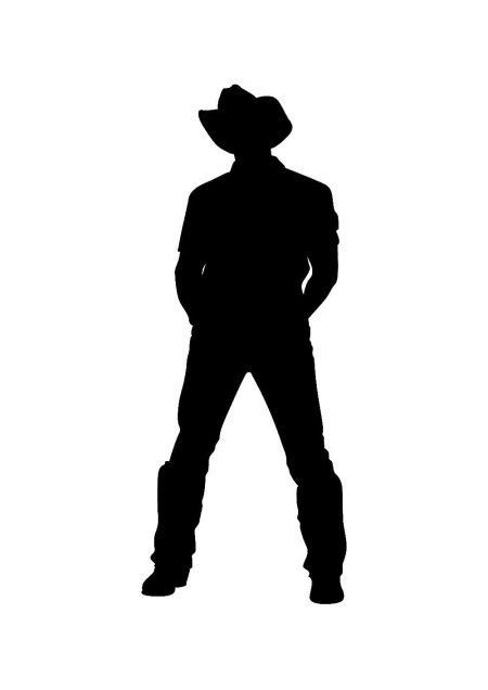 Силуэт мужчина