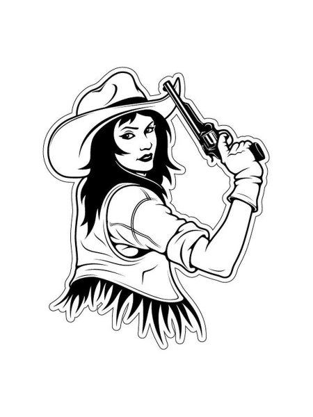 Девушка ковбой