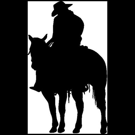 Силуэт ковбоя
