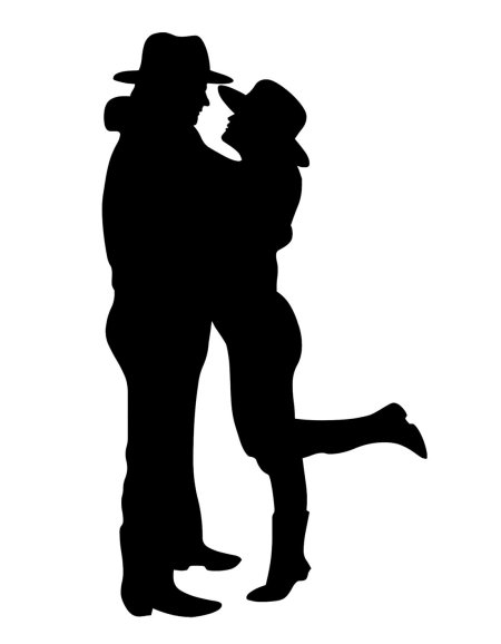 Силуэт пары
