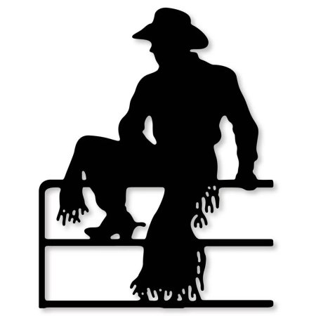 Силуэт ковбоя