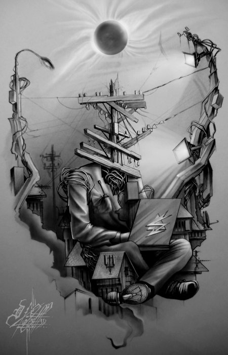 Тату для электромонтера