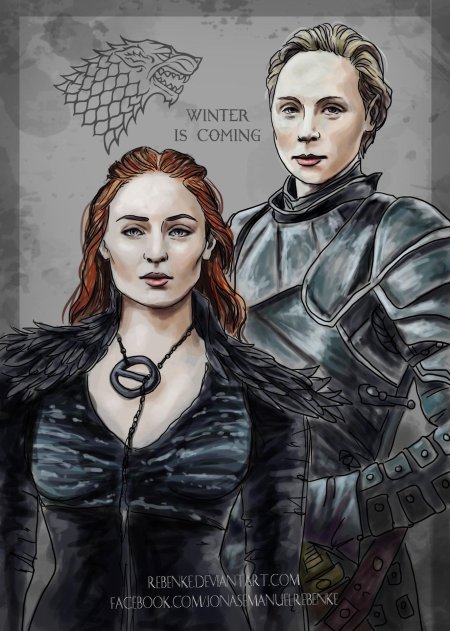 Бриенна тарт и санса старк