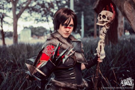 Морриган dragon age косплей