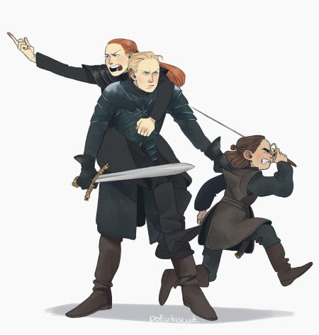 Бриенна тарт и арья старк