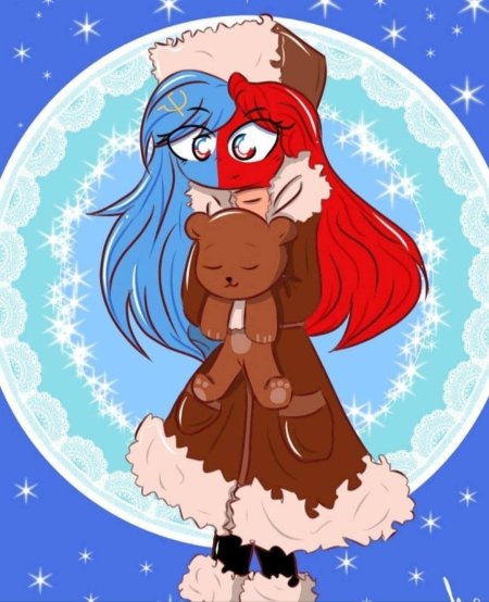 Россия девушка countryhumans