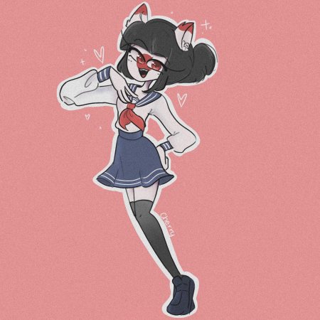 Кантрихуманс япония девушка