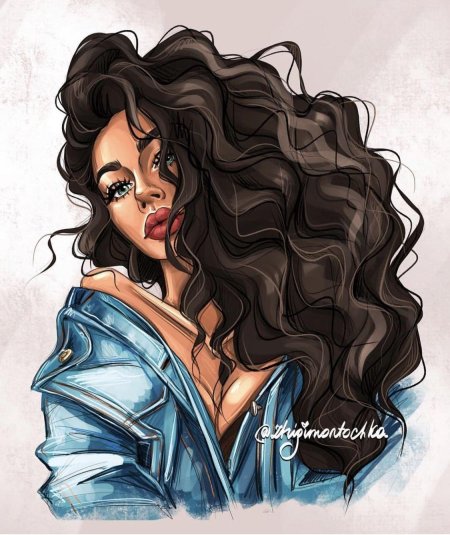 Рисунки девушек