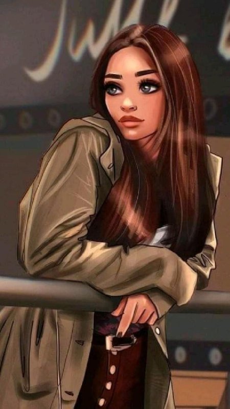 Девушка иллюстрация