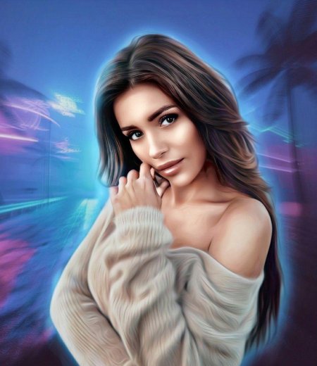 Портрет в стиле dream art