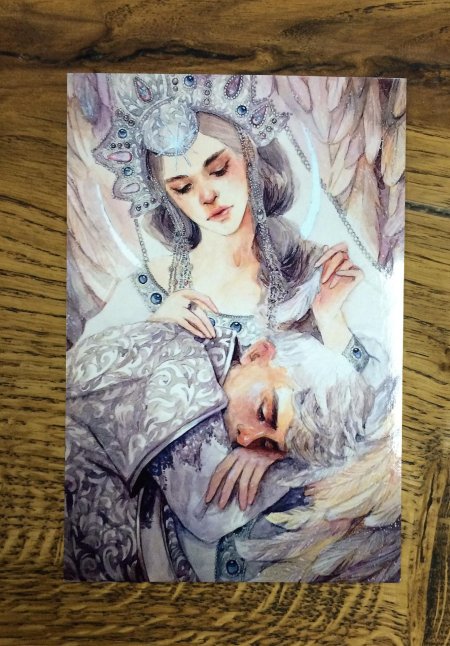 Иллюстрация царевна лебедь