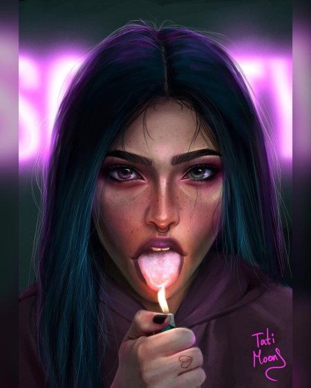 Девушка иллюстрация